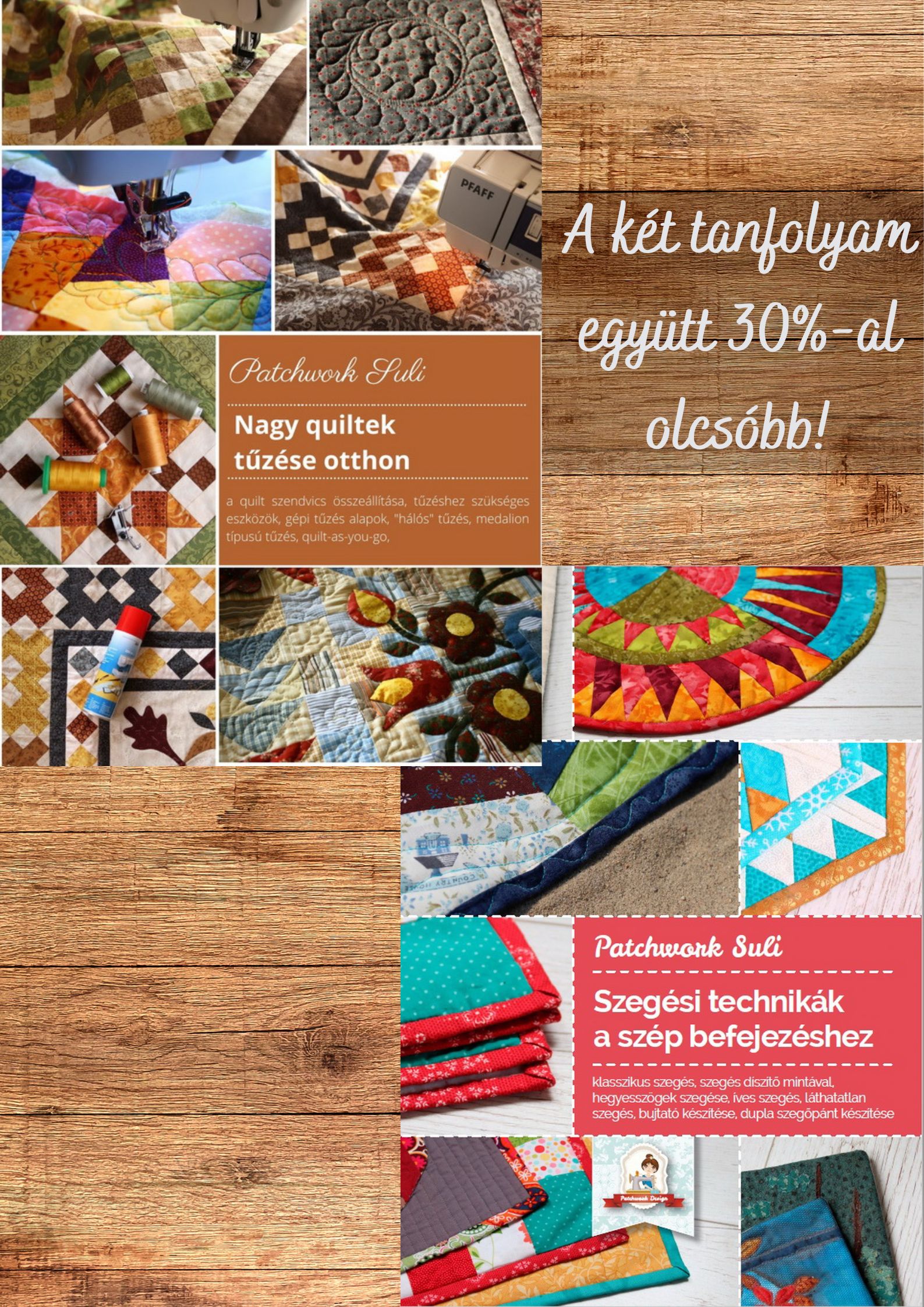 A két tanfolyam együtt 30%-al olcsóbb! (2)