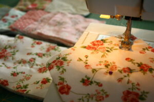 Rag quilt takaró összevarrása