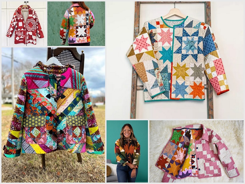 Patchwork kabát